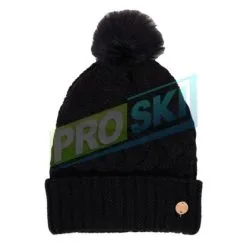 RIPCURL Stagger Pom Pom Beanie – Black