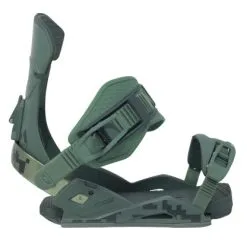 DRAKE Reload Mens Snowboard Bindings -Cheap Snowboard Store Drake Reload Green Camo side