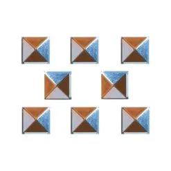 ANTICORP Square Alloy Studs