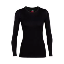 ICEBREAKER Tech Top Womens Merino Crew 260