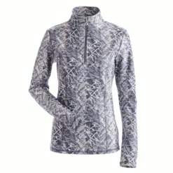 NILS Robin Print T-Neck Ladies Skivvy